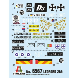 CARRO DE COMBATE LEOPARD 2 A6 -1/35- Italeri 6567