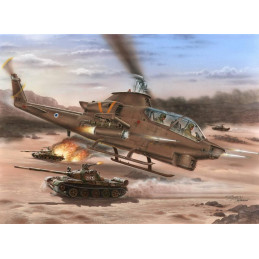AH-1S COBRA IDF AGAINST TERRORISTS - ESCALA 1/72 - SPECIAL HOBBY 72277