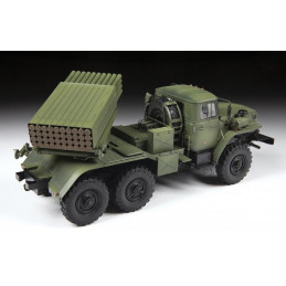 CAMION LANZA COHETES BM-21 GRAD -1/35- Zvezda 3655