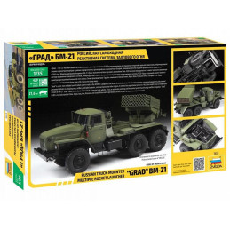 CAMION LANZA COHETES BM-21 GRAD -1/35- Zvezda 3655