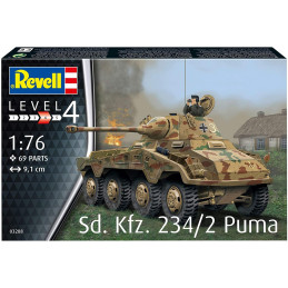 SD.KFZ.234/2 PUMA- ESCALA 1/76 - REVELL 03288