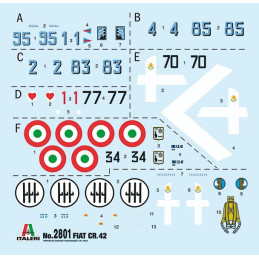 FIAT CR.42 FALCO (Battle of Britain 80 Aniversario- Escala 1/48 - Italeri 2801