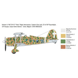 FIAT CR.42 FALCO (Battle of Britain 80 Aniversario- Escala 1/48 - Italeri 2801