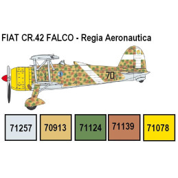 FIAT CR.42 FALCO (Battle of Britain 80 Aniversario- Escala 1/48 - Italeri 2801