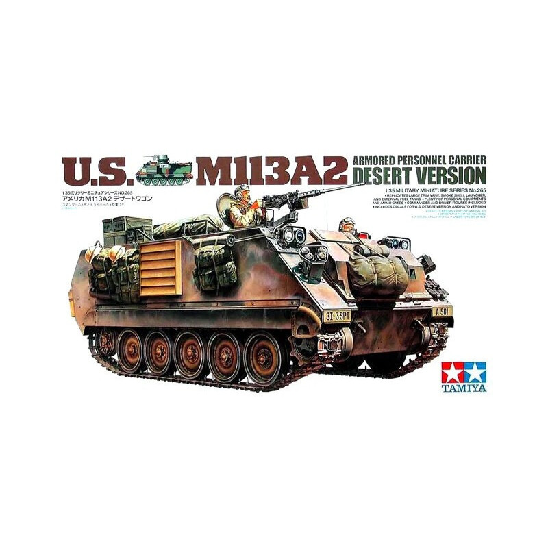 ARMORED PERSONAL CARRIER US M113A2 DESERT VERSION - ESCAL 1/35 - TAMIYA 35265