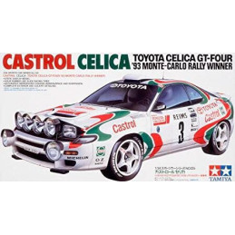 TOYOTA CELICA GT-FOUR CASTROL Montecarlo 93" -Escala 1/24- Tamiya 24125"