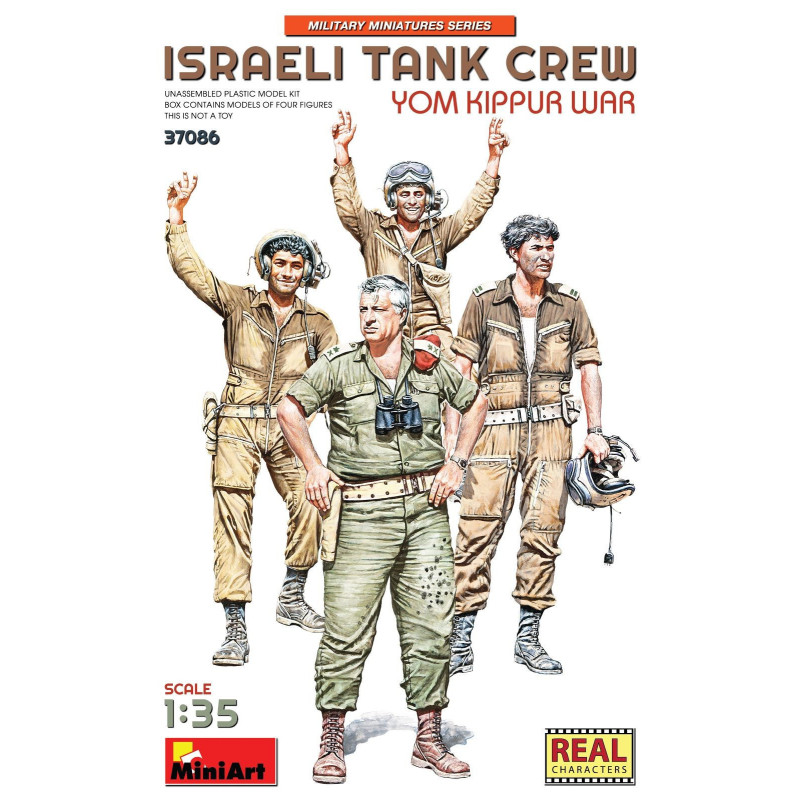 TRIPULANTES DE CARROS ISRAELIES Yom Kippur" -Escala 1/35- MiniArt Model 37086"