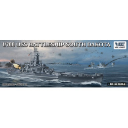 ACORAZADO U.S.S. SOUTH DAKOTA BB-57 (1944) -Escala 1/700- VEE HOBBY 57005