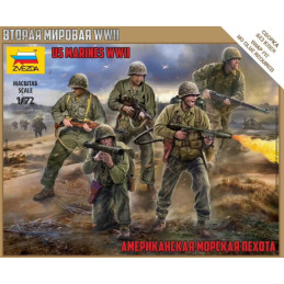 US MARINES WWII - ESCALA 1/72 - ZVEZDA 6279