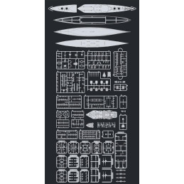 CRUCERO DE BATALLA H.M.S. HOOD -Escala 1/700- FlyHawk Model FH 1160