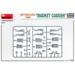 SOLDADOS ALEMANES & PRISIONEROS BRITANICOS MARKET GARDEN" (Cabezas Resina) -Escala 1/35- MiniArt Model 35393"