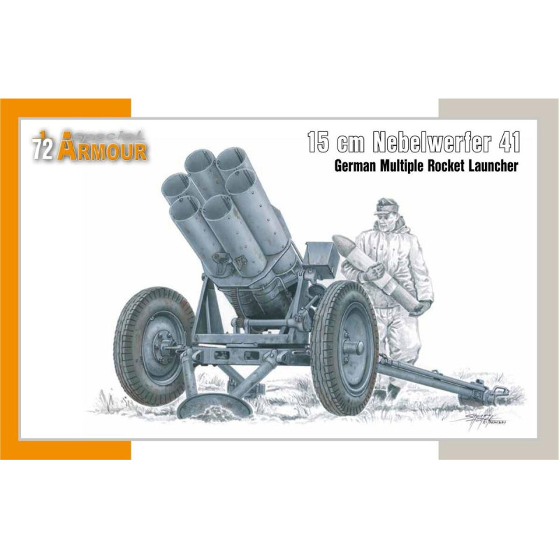 LANZA COHETES (150 mm) NEBELWEFER 41 -Escala 1/72- Special Armour SA72026