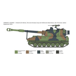 OBUS AUTOPROPULSADO M-109 A/ A2/ A3/ G (155 mm) Infanteria de Marina Española -Escala 1/35- ITALERI 6589