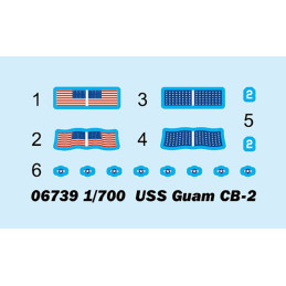 ACORAZADO U.S.S. GUAM CB-2 -Escala 1/700- Trumpeter 06739