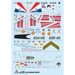 CASA - NORTHROP F-5 A FREEDON FIGHTER (España) -Escala 1/72- Italeri 1441