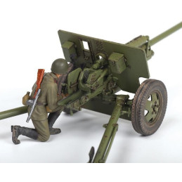 CAÑON ANTI-CARRO ZIS-3 & DOTACION -Escala 1/35- Zvezda 3671