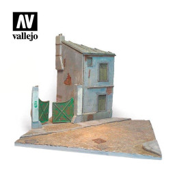 Scenics: CALLE FRANCESA (140 x 140 mm) -Escala 1/72- Acrylicos Vallejo  SC119