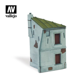 Scenics: ESQUINA CASA FRANCESA (125 x 70 mm) -Escala 1/72- Acrylicos Vallejo  SC117