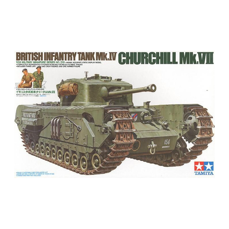 CARRO DE COMBATE CHURCHILL MK-IV escala 1/35 mtamiya 35210