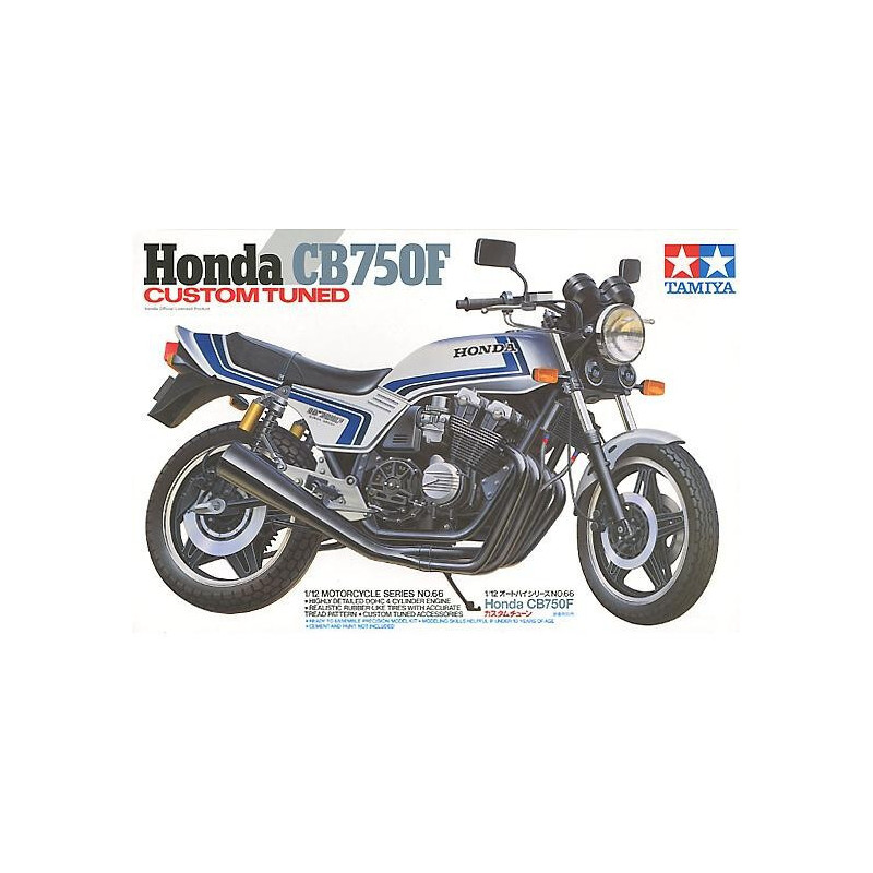 HONDA CB 750F CUSTOM Tuned -Escala 1/12 - Tamiya 14066