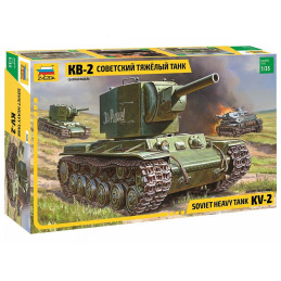 CARRO DE COMBATE KV-2 -Escala 1/35- Zvezda 3608