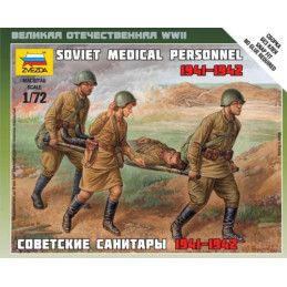 TROPAS MEDICAS SOVIETICAS 1941 - 1942 -Escala 1/72- Zvezda 6152