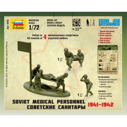 TROPAS MEDICAS SOVIETICAS 1941 - 1942 -Escala 1/72- Zvezda 6152