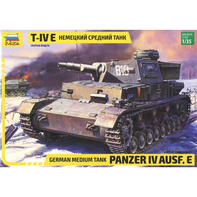 CARRO DE COMBATE Sd.Kfz. 161 Ausf. E PANZER IV E 1/35 - Zvezda 3641