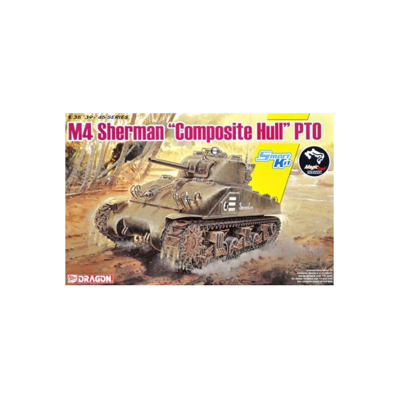 CARRO DE COMBATE M-4 SHERMAN Composite Hull" -Escala 1/35- Dragon Models 6740"