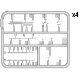 MONTAJE ANTIAEREO M-4 QUAD MAXIN -1/35- MiniArt Models 35211