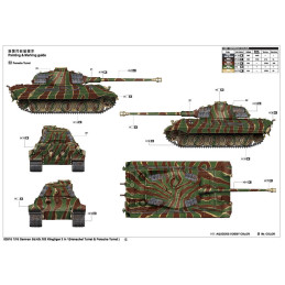 CARRO DE COMBATE SD.KFZ. 182 KING TIGER -Escala 1/16 - Trumpeter 00910