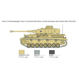 CARRO COMBATE SD.KFZ.161 PANZER IV Ausf. H -Escala 1/35- Italeri 6578