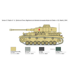 CARRO COMBATE SD.KFZ.161 PANZER IV Ausf. H -Escala 1/35- Italeri 6578