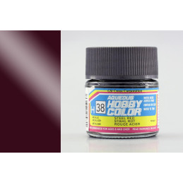 PINTURA AQUEOUS ACERO ROJIZO METALICO (10 ml) - Mr Color / Gunze Sangyo H-038