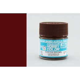 PINTURA AQUEOUS MARRON CACAO BRILLANTE (10 ml) - Mr Color / Gunze Sangyo H-17