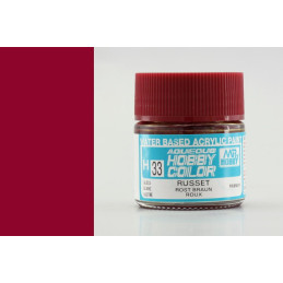 PINTURA AQUEOUS MARRON ROJIZO BRILLANTE (10 ml) - Mr Color / Gunze Sangyo H-33