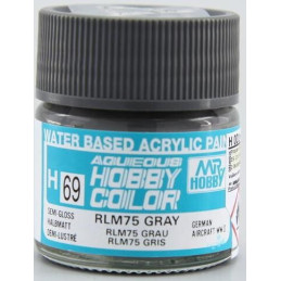 PINTURA ACRLICA SATINADO GRIS RLM75 (10 ml)