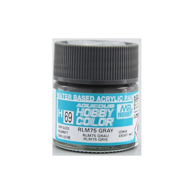 PINTURA ACRLICA SATINADO GRIS RLM75 (10 ml)