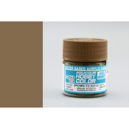 PINTURA AQUEOUS MARRON SATINADO FS 30219 (10 ml) - Mr Color / Gunze Sangyo H-310