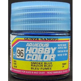 PINTURA AQUEOUS HUMO AZUL TRANSPARENTE (10 ml) - Mr Color / Gunze Sangyo H-096