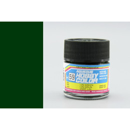 PINTURA AQUEOUS VERDE IJN BRILLANTE (10 ml) - Mr Color / Gunze Sangyo H-059