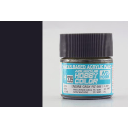 PINTURA AQUEOUS ENGINE GREY BRILLANTE (10 ml) Mr Color / Gunze Sangyo H-339