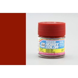 PINTURA AQUEOUS ROJO SATINADO RLM23 (10 ml) - Mr Color / Gunze Sangyo H-414