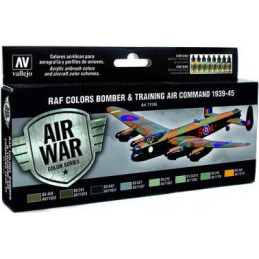 AIR WAR: R.A.F. COLORS BOMBER & TRAINING COMMAND 1939 - 45 (8 colores)