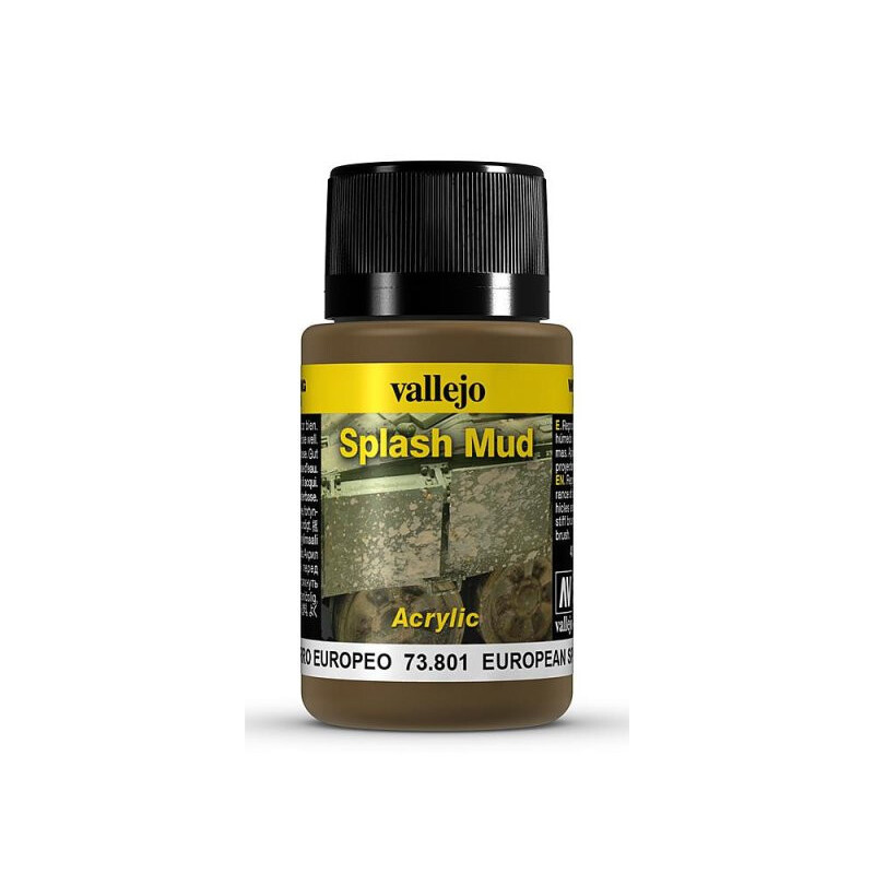 Weathering Effects: SALPICADURA BARRO EUROPEO 40 ml - VALLEJO 73801