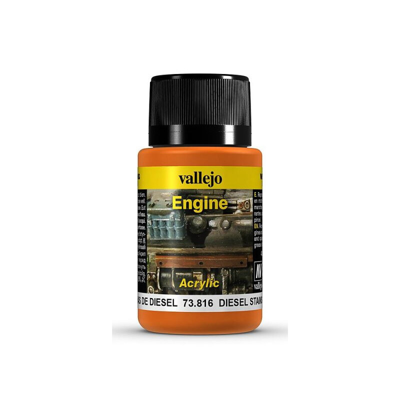 Weathering Effects: EFECTO MANCHAS DIESEL 40 ml - VALLEJO 73816