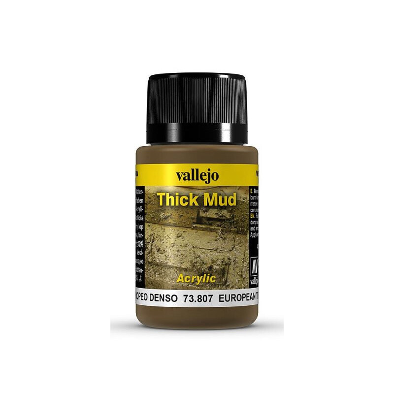 Weathering Effects: TEXTURA BARRO EUROPEO 40 ml - VALLEJO 73807