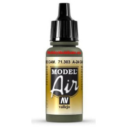 PINTURA ACRILICA VERDE CAMUFLAJE A-24 (17 ml)