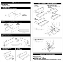 HERRAMIENTA PARA LIJADO DE PRECISION (Recto / Oblicuo) - Trumpeter 09962