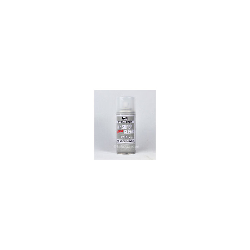 SPRAY BARNIZ MATE (170 ml) -Mr. SUPER CLEAR FLAT UV CUT - Gunze Sagyo B523:800